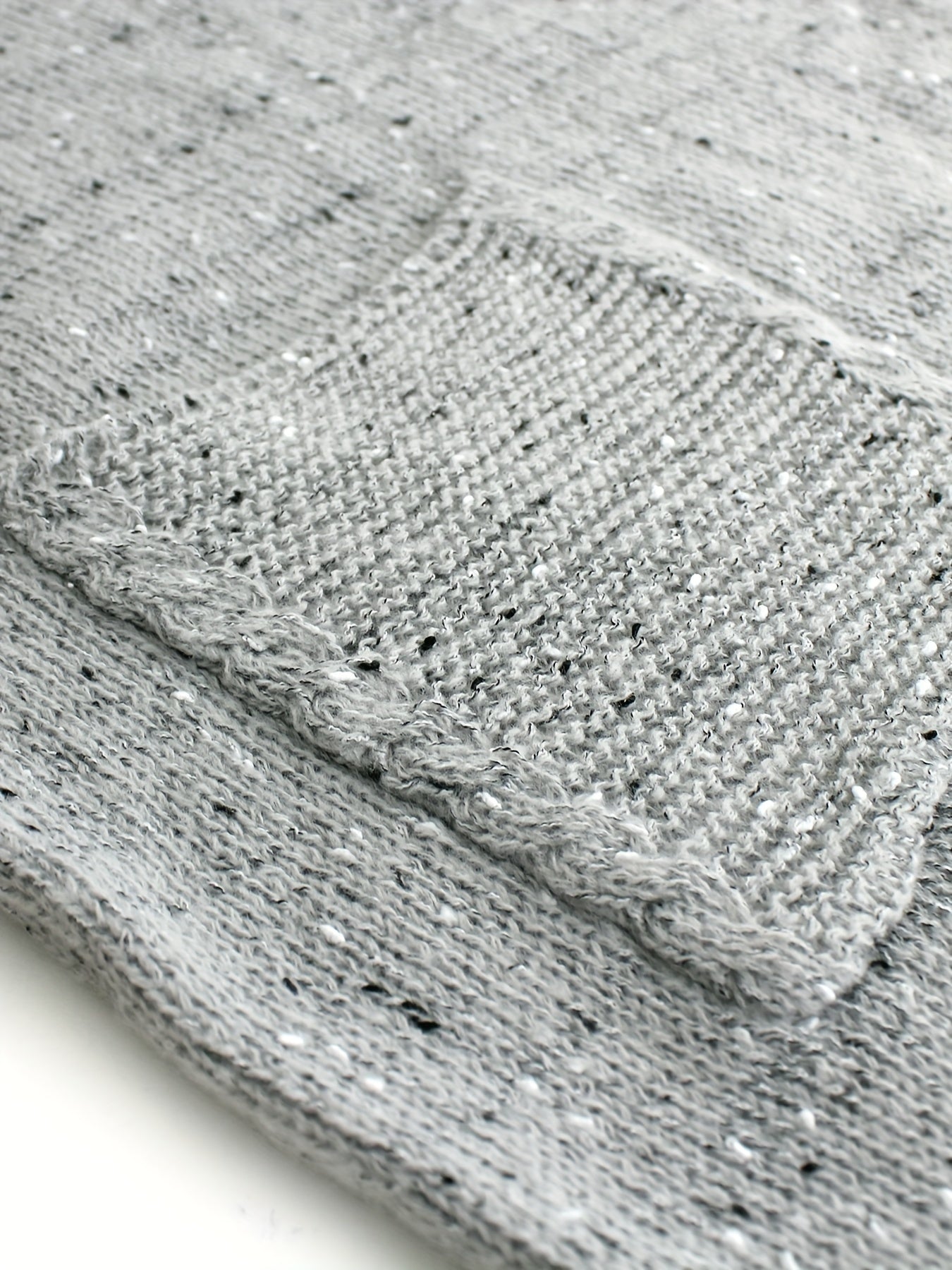 Solid V Neck Button Front Pullover Sweater Casual Long Sleeve Sweater