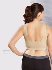 Women's Plus Size Sports Bra Full Cup Shockproof Padded Bralette