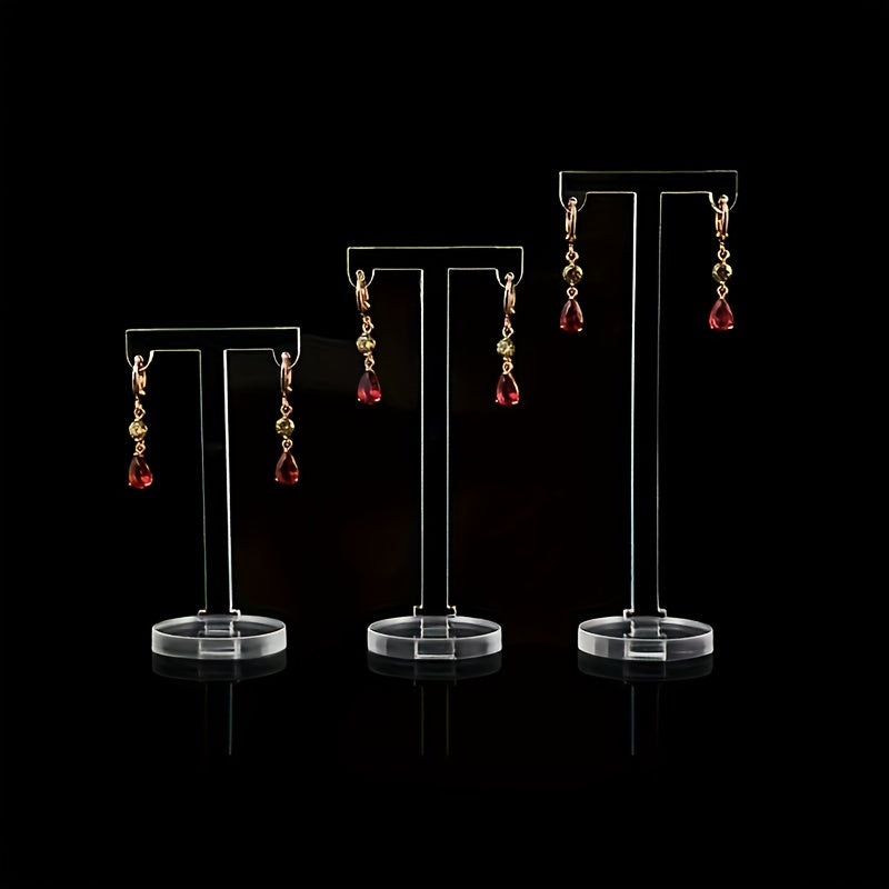 Acrylic Earrings Jewelry Display Stand Set