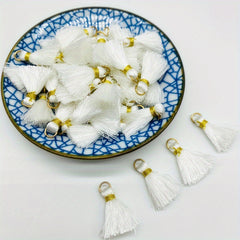 10pcs 25mm Leather Tassels Fringe Trim Sewing Curtains Accessories DIY