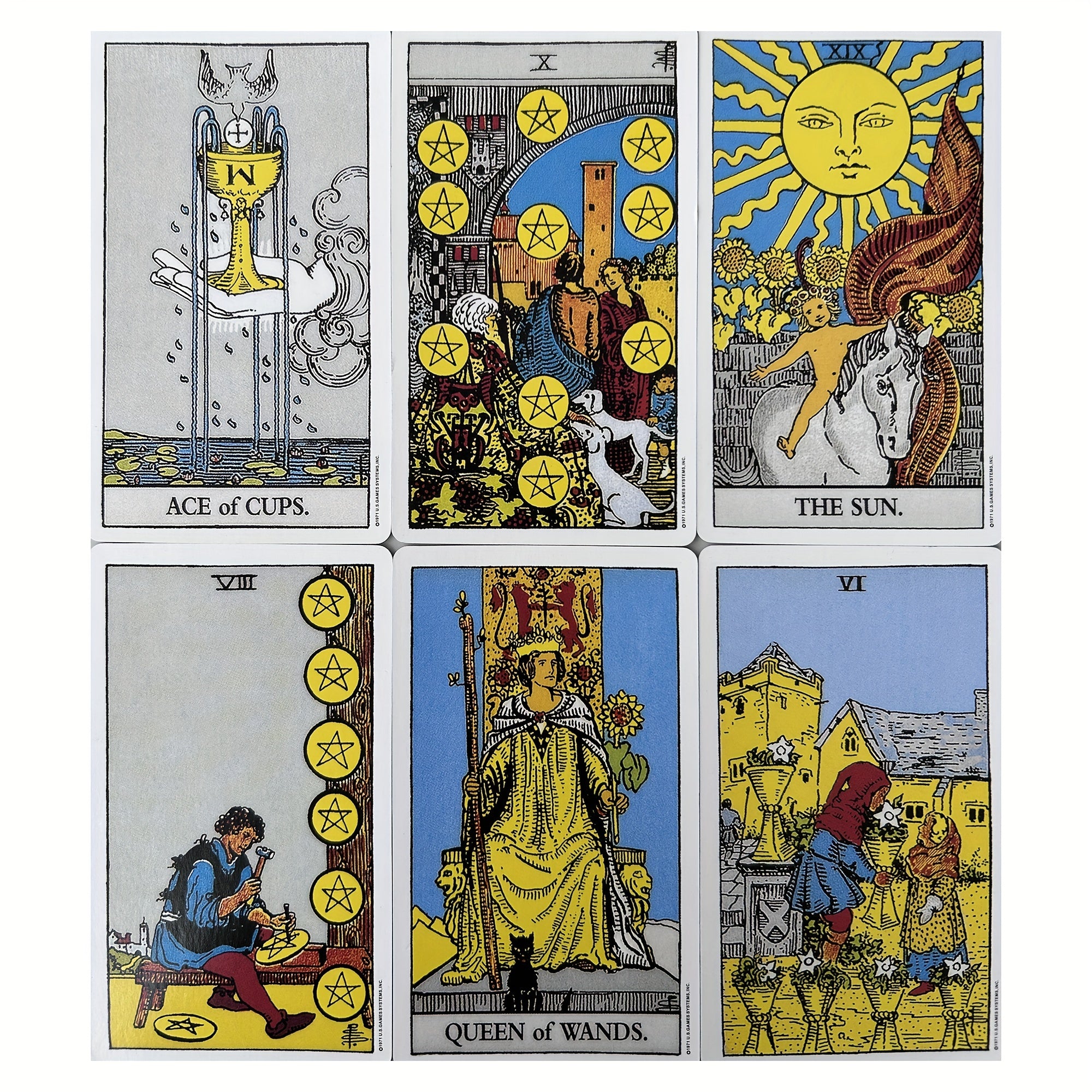 Tarot Cards for Beginners with Guide - Family Party Fortune Telling Game Oracle