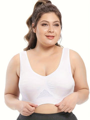 3 Pack Women's Plus Size Sports Bra Set