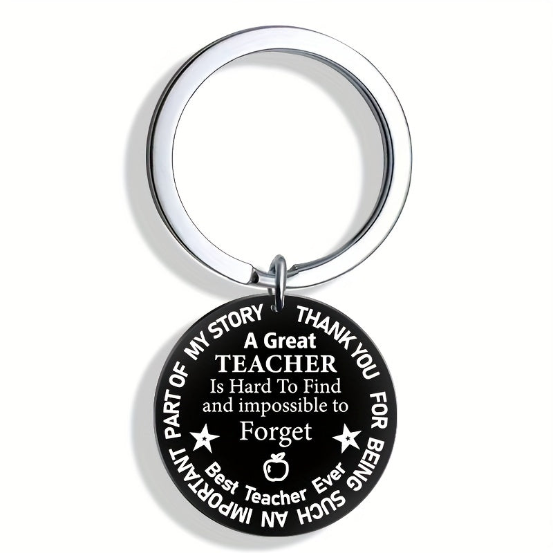 Teacher's Keychain For Men - Great Teacher Acrylic Keychain Gift
