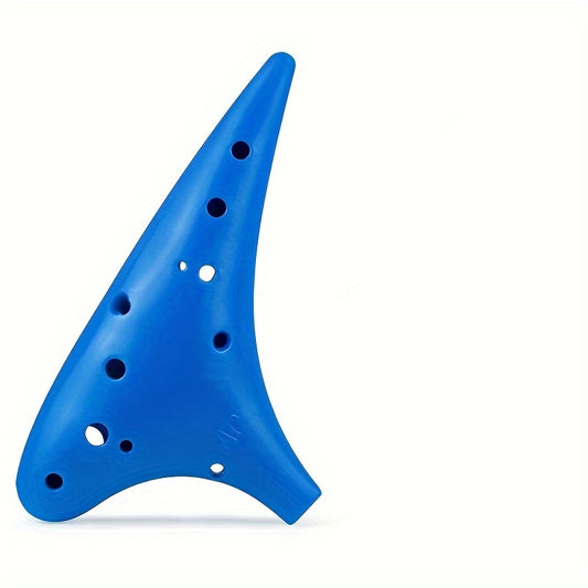 C Major 12 Hole Ceramic Ocarina Mid Tone Whistle Assorted Colors Eid Mubarak
