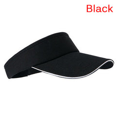 Adjustable Men's Solid Sun Visor Sport Golf Tennis Cap