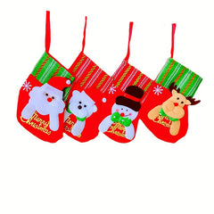 Christmas Snowman Stockings Candy Bags
