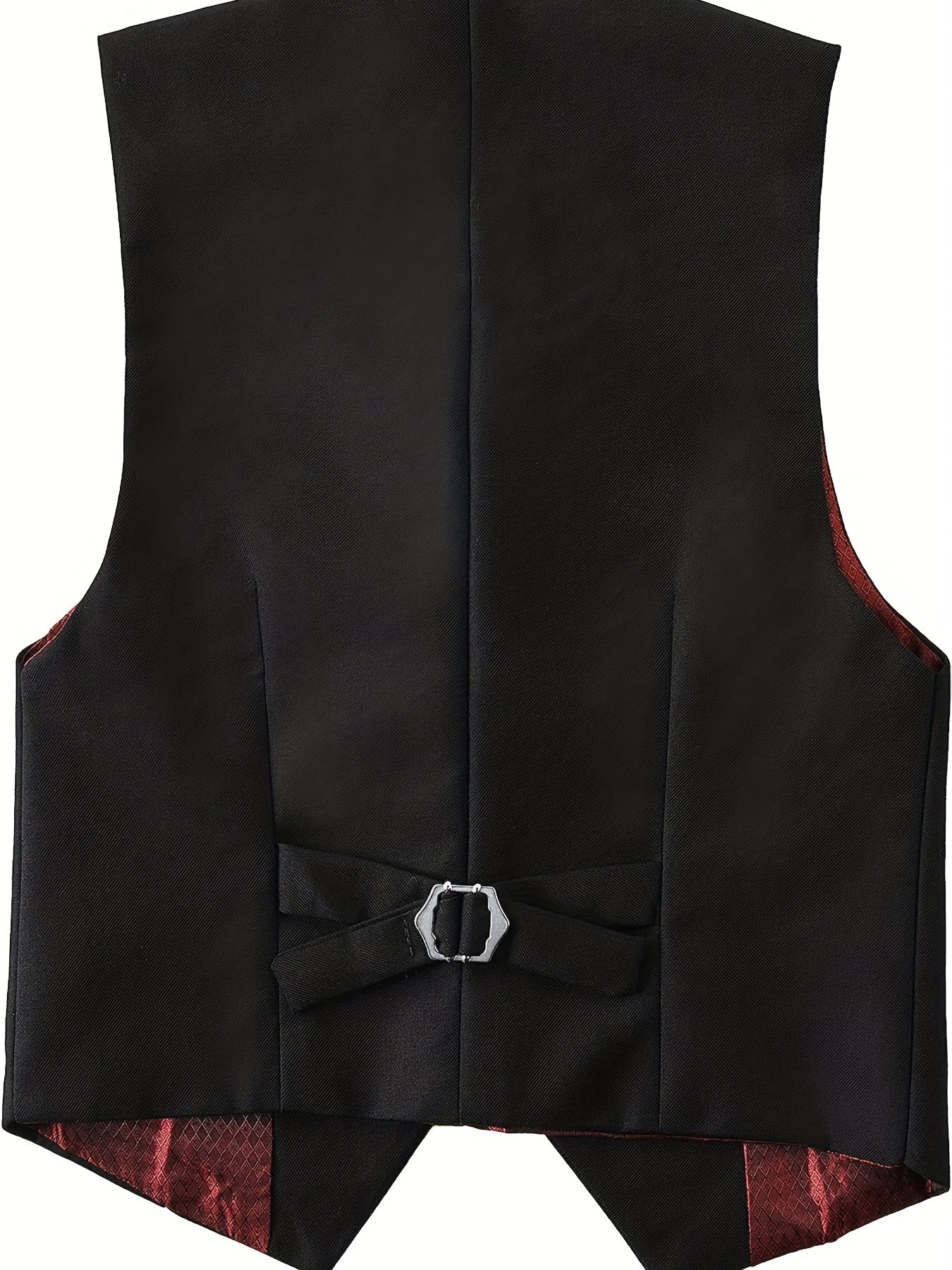 Boys Formal Sleeveless Vest Button Down Solid Vest For Party