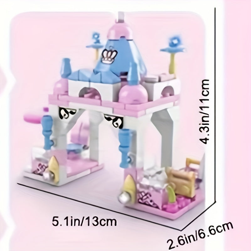 Enlightenment Small Manual Assembly Building Blocks Toy Castle Model