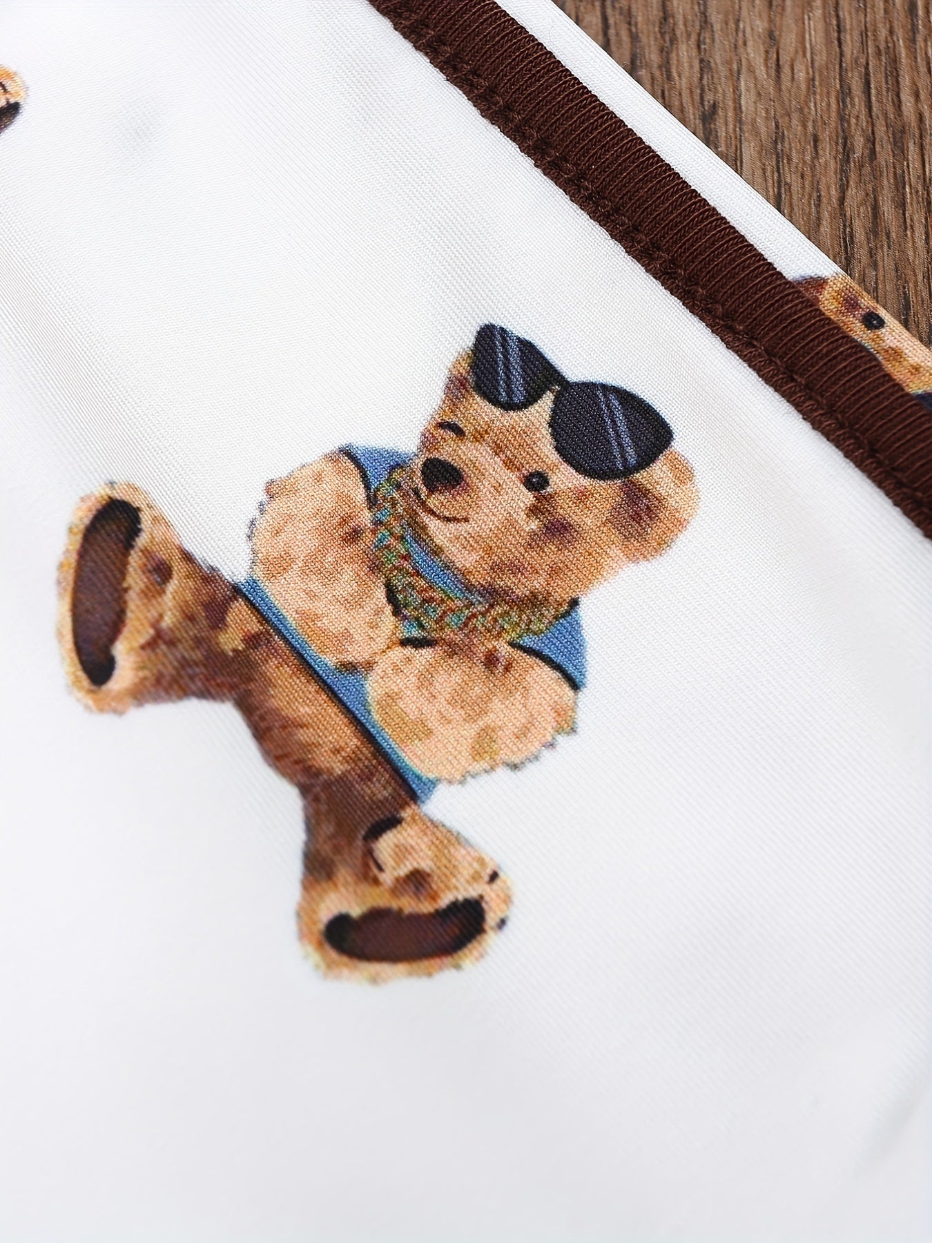 Boy's Bear Graphic Shorts Babies Children's Summer Casual Clothes