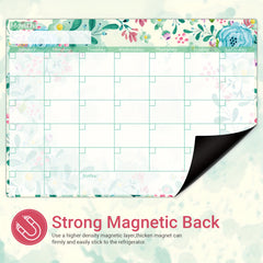 Magnetic Dry Erase Calendar for Refrigerator 17x12
