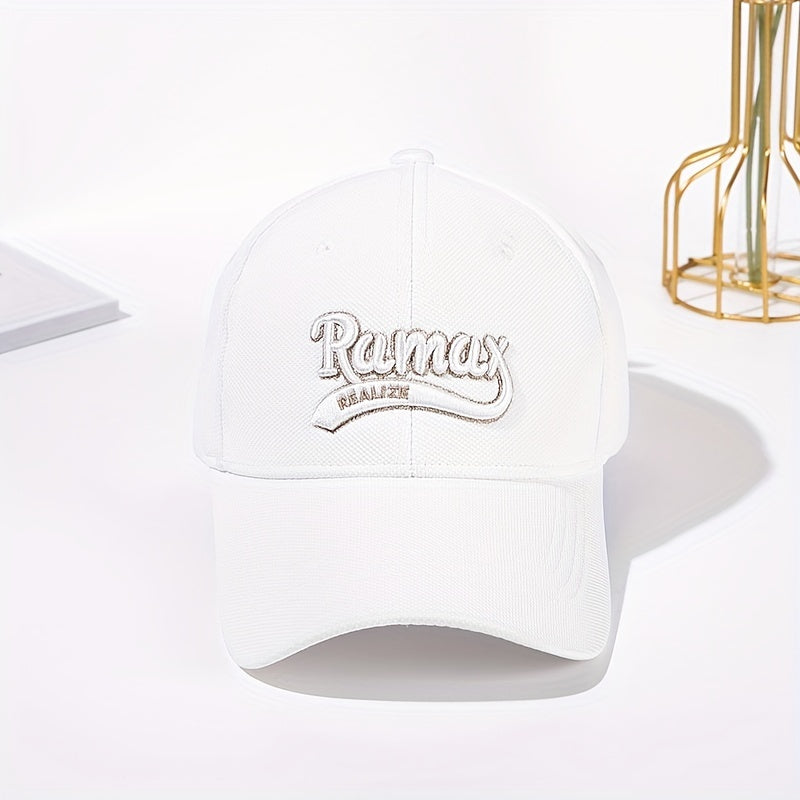 Letter Embroidery Baseball Cap Unisex Sun Hat Lightweight Adjustable Dad Hats