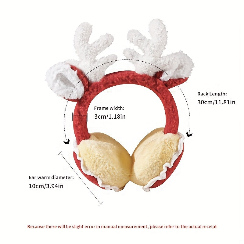 Winter Warm Deer Earmuffs for Snow Days
