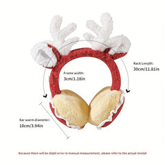 Winter Warm Deer Earmuffs for Snow Days
