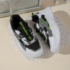 Thick Bottom Heighten Running Shoes Mesh Breathable Lightweight Sneakers
