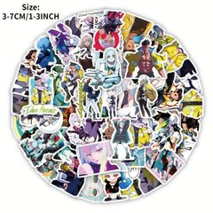 50Pcs Cyberpunk Style Graffiti Stickers for Motorcycles Laptops Desktops