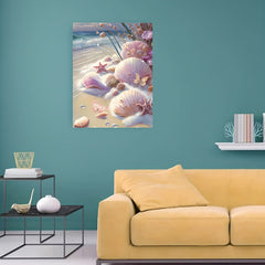 5D Stretchable Art Painting Kit Beach Pink Shell Mother Gift