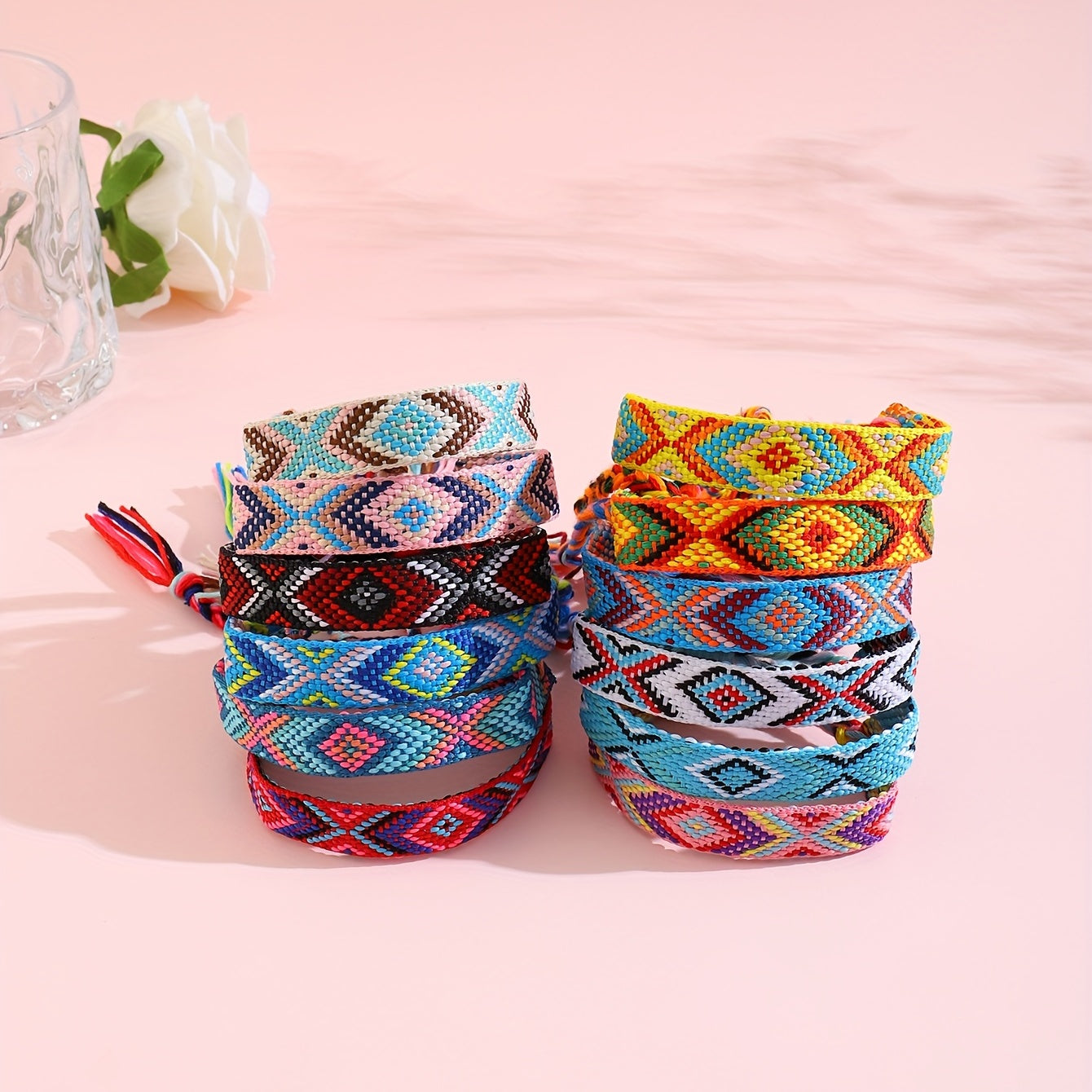 Bohemian Braided Tassel String Bracelet For Women
