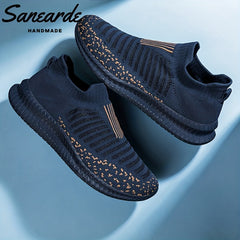 Men's Lightweight Slip on Athletic Shoes Breathable Walking Sneakers