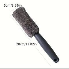 Portable Car Wash Brush Plastic Handle Wheel Cleaning Tool