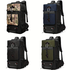 Men's Travel Bag Backpack USB Charging Port Large Capacity Waterproof Outdoor
