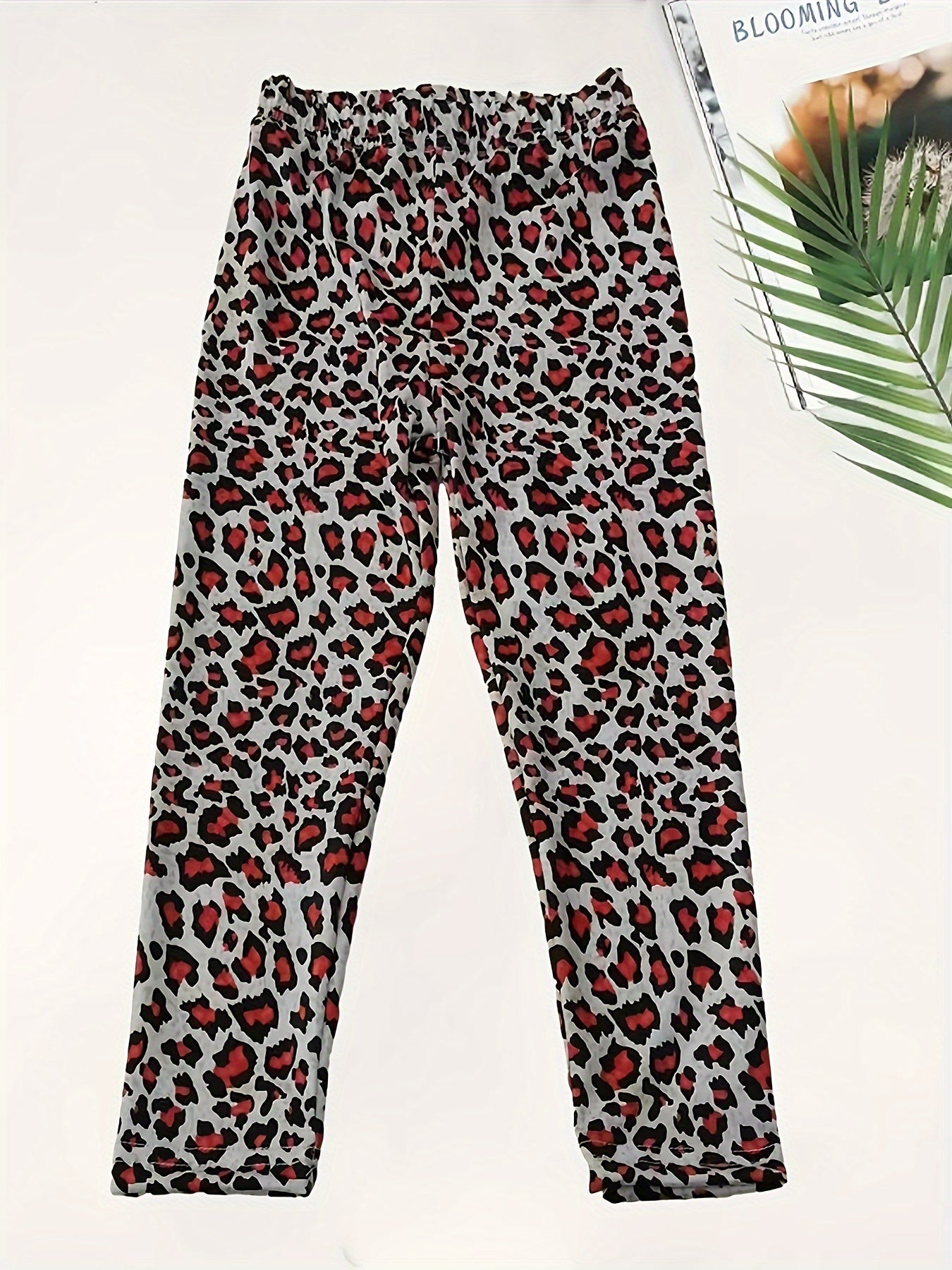 Leopard Print Leggings Girls Casual Leggings All Seasons Gift Sports