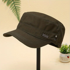 Solid Cotton Newsboy Hat Lightweight Flat Cap