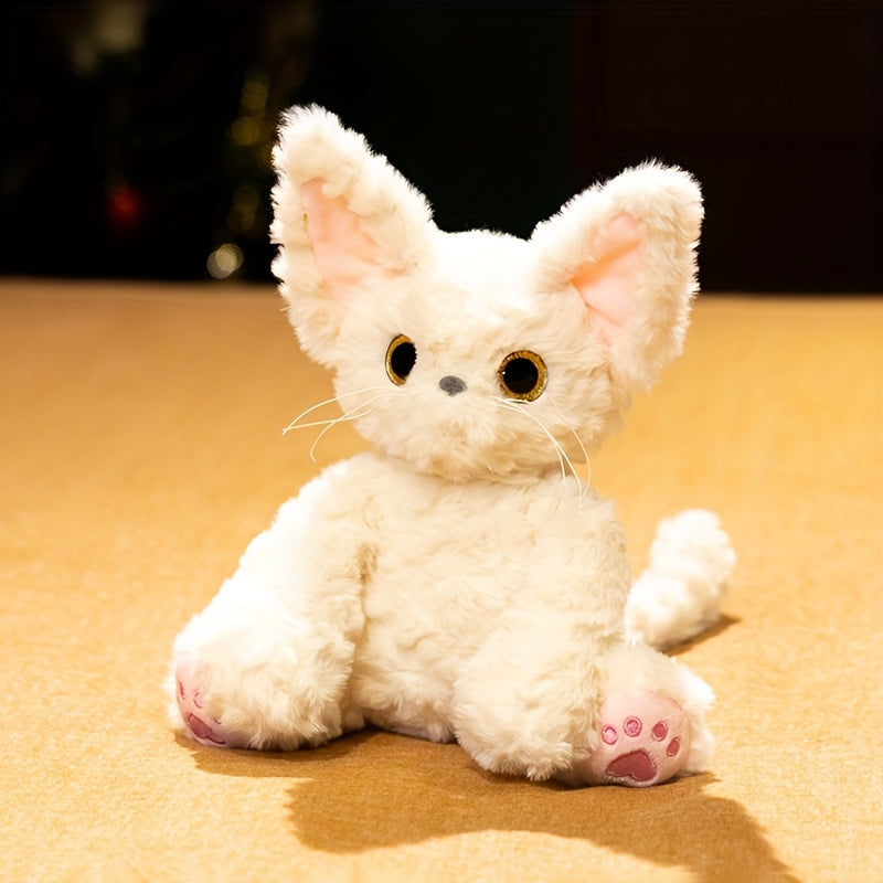 Devon Cat Plush Toy 23in Realistic Stuffed Animal Doll for Home Decoration