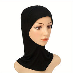 Elastic Hijab Cap Under Scarf Full Coverage Sunscreen Hat for Women