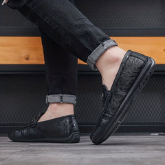 Men's Moc Toe Loafer Shoes Slip On Driving Shoes Men's Shoes