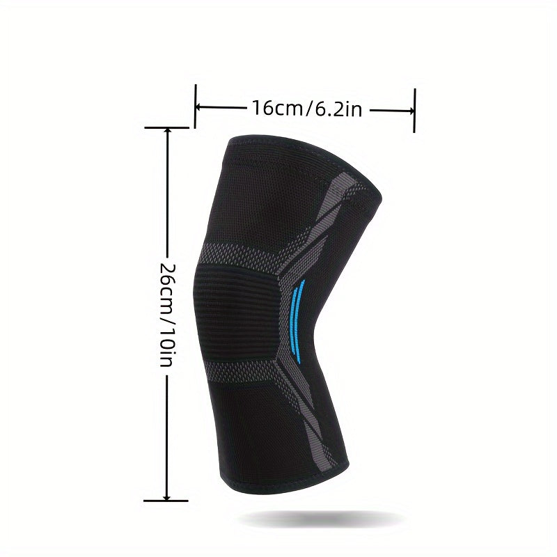 Knitted Nylon Sports Knee Pad for Cycling Running Fitness - Men and Women