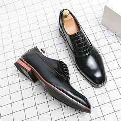 Men's Pointed Toe Dress Shoes Oxford Shoes Classic Formal Shoes