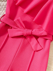One Shoulder Ruffle Romper Jumpsuit for Girls Summer