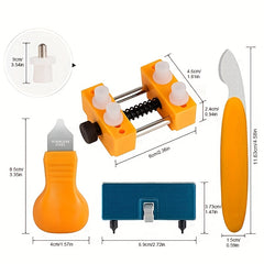 6pcs Watch Repair Kit Clock Opener Tool Set