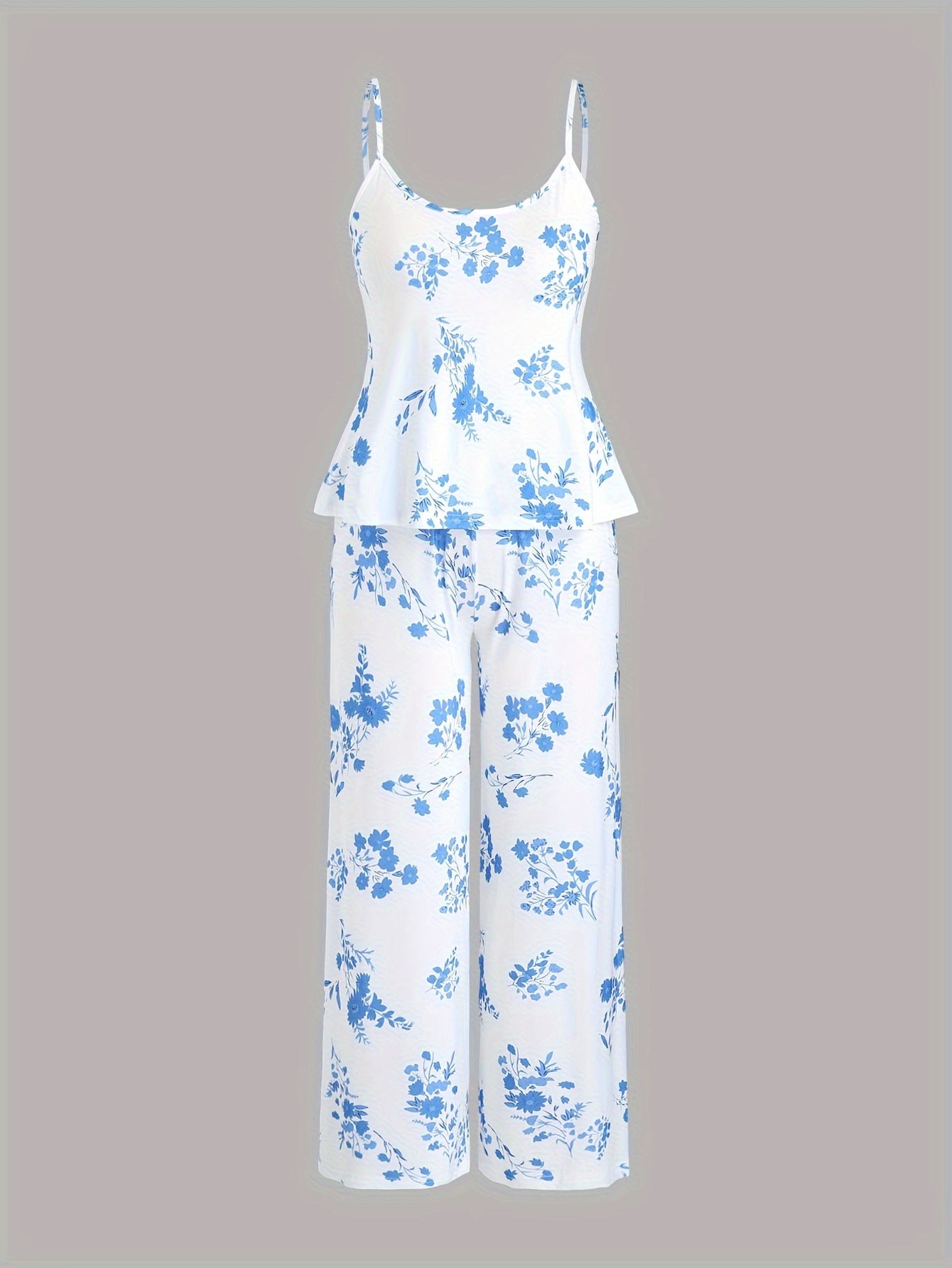 Women's Ditsy Floral Print Pajamas Set