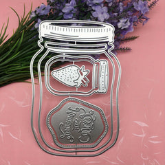 1pc Drift Bottle Metal Cutting Dies Stencil For Greeting Card Decoration