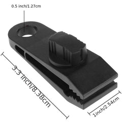 4PCS Outdoor Camping Tent Clips Canopy Awning Tent Clip Reinforced Nylon Buckle