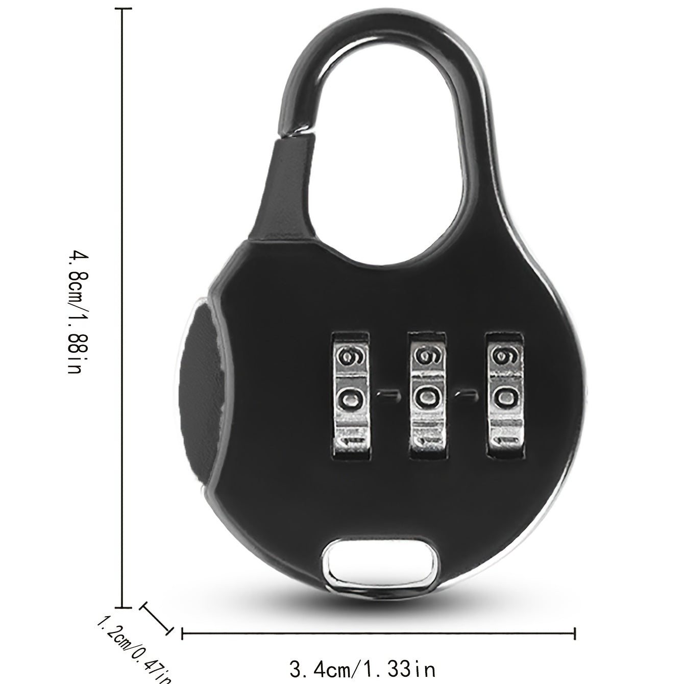 Metal Password Lock Luggage Case Lock Durable Travel Accessories