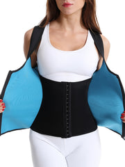 Zipper Tummy Control Corset Waist Trainer Belt Hourglass Body Shaper