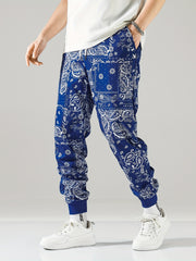 Men's Digital Print Pattern Thin Casual Sweatpants