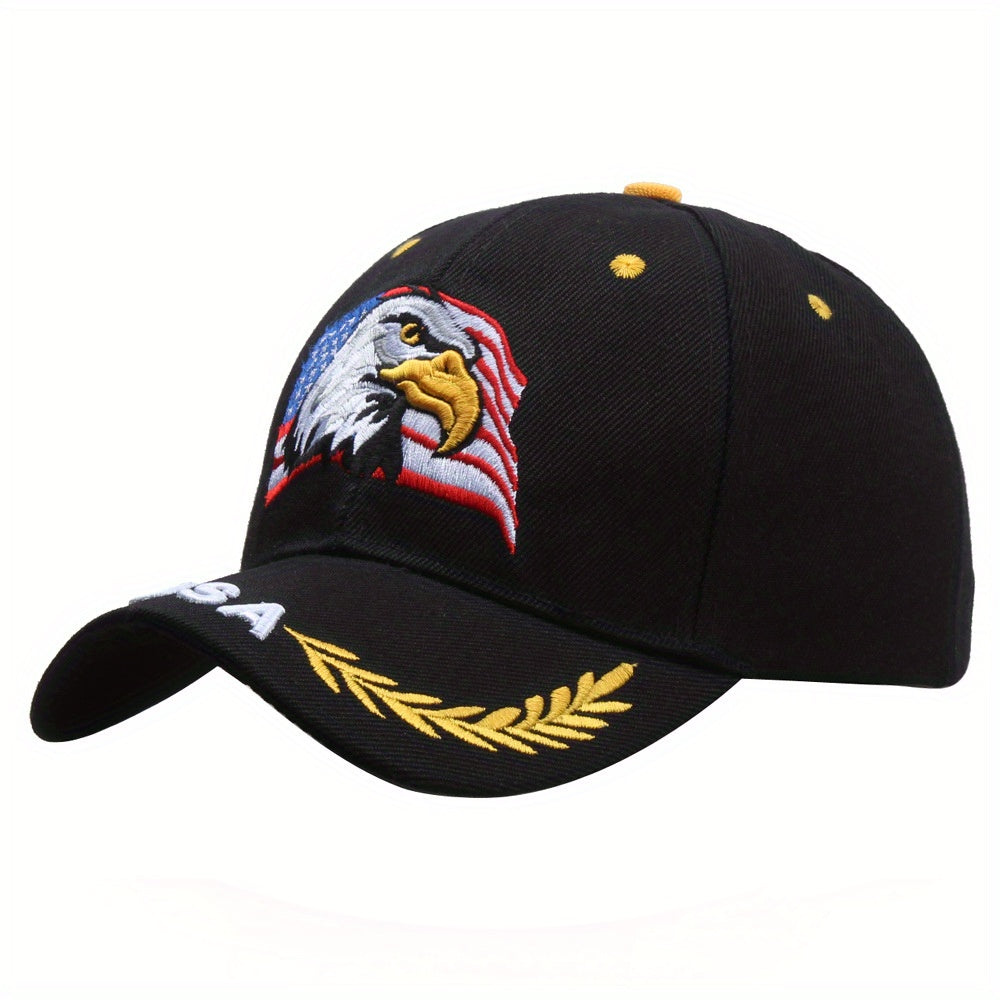 Eagle Embroidery Baseball Cap Sun Protection Sports Cap