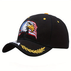 Eagle Embroidery Baseball Cap Sun Protection Sports Cap