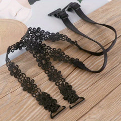Flower Lace Bra Straps Comfortable Invisible Strap Women's Lingerie