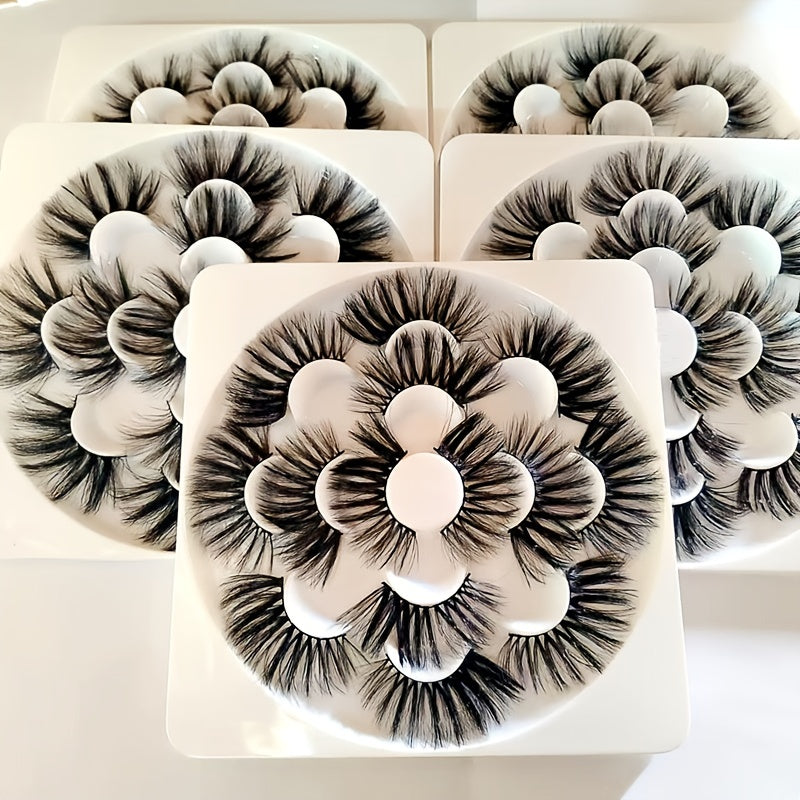 35 Pairs 25mm Fluffy Dramatic False Eyelashes Cosplay Manga Extension