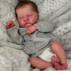Realistic Newborn Baby Doll Soft Cloth Body Vinyl Doll Boy Doll High Gift