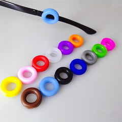 5 Pairs Silicone Glasses Anti-slip Ring Set Assorted Frame Leg Accessories