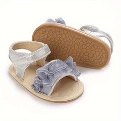 Breathable Open Toe Sandals For Baby Girls Lightweight Anti Slip Walking Shoes