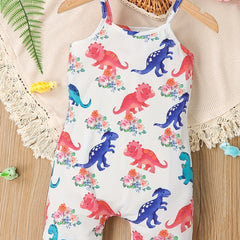 Toddler Girls Cami Romper Jumpsuit for Beach Vacation