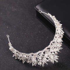 Vintage Baroque Bridal Crown Tiara Headpiece Jewelry