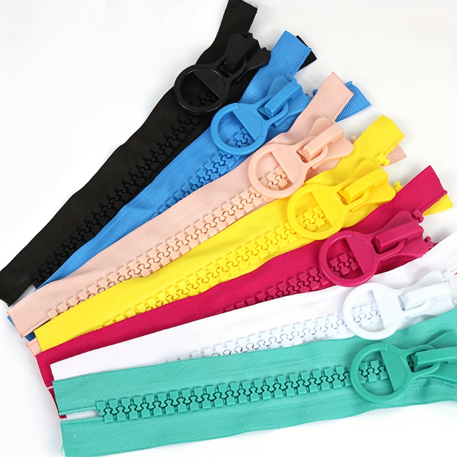 10pcs 20 Resin Zipper 24 Case Large Bag Stationery Bag Tooth Cartoon