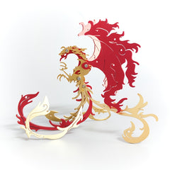 3D Metal Phoenix DIY Puzzle Metal Phoenix Suzaku 3D Puzzle Kit